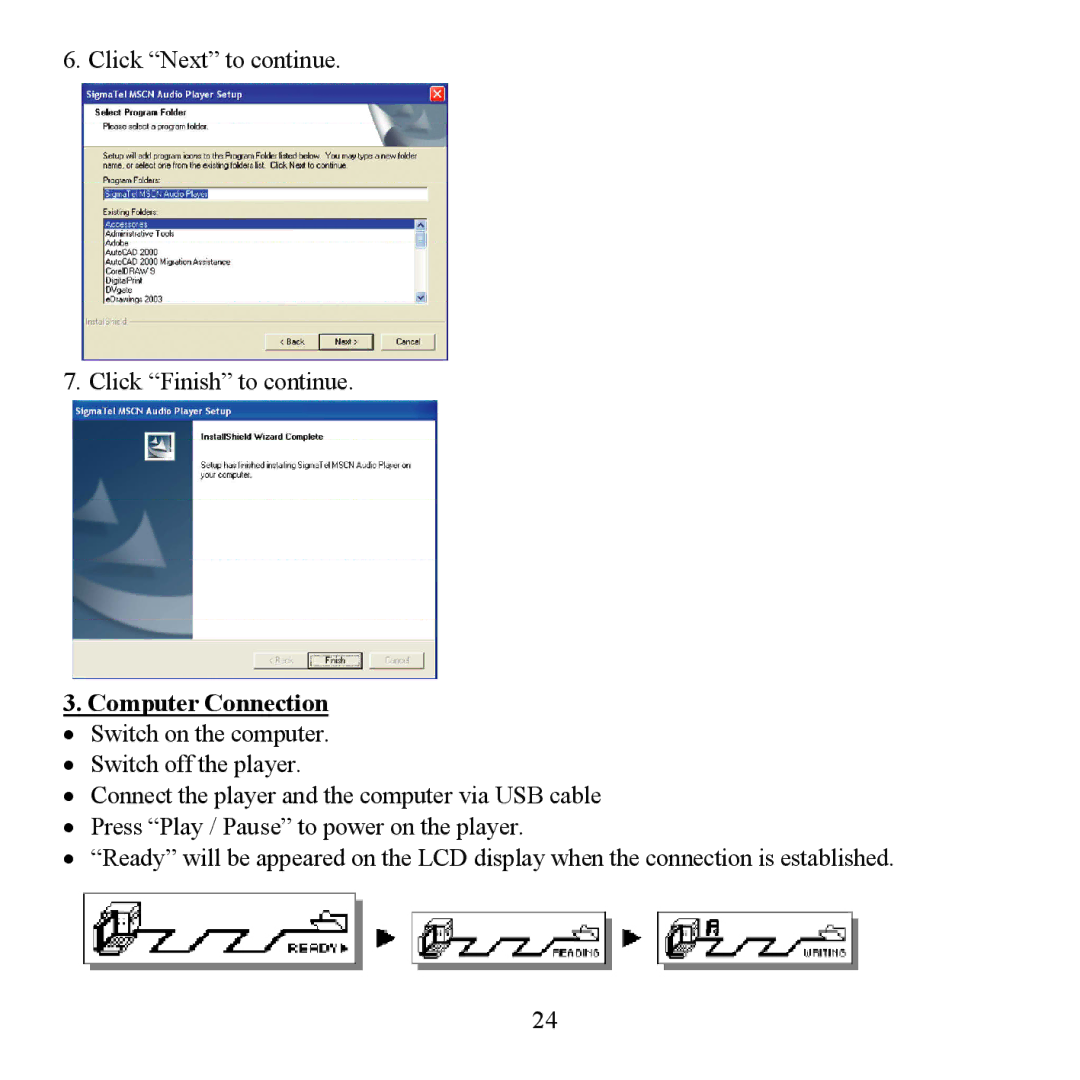 Hyundai H- F2562 instruction manual Computer Connection 