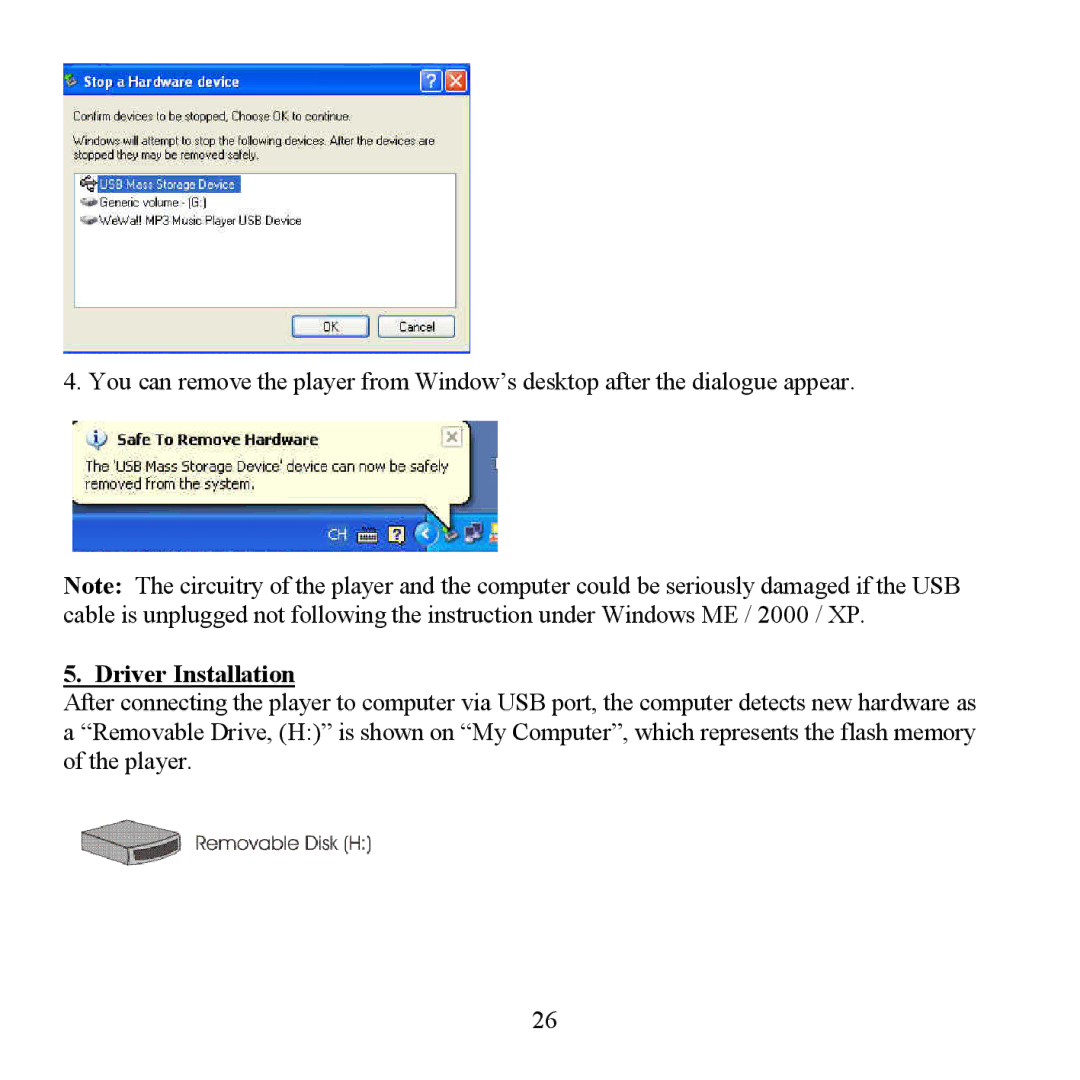 Hyundai H- F2562 instruction manual Driver Installation 