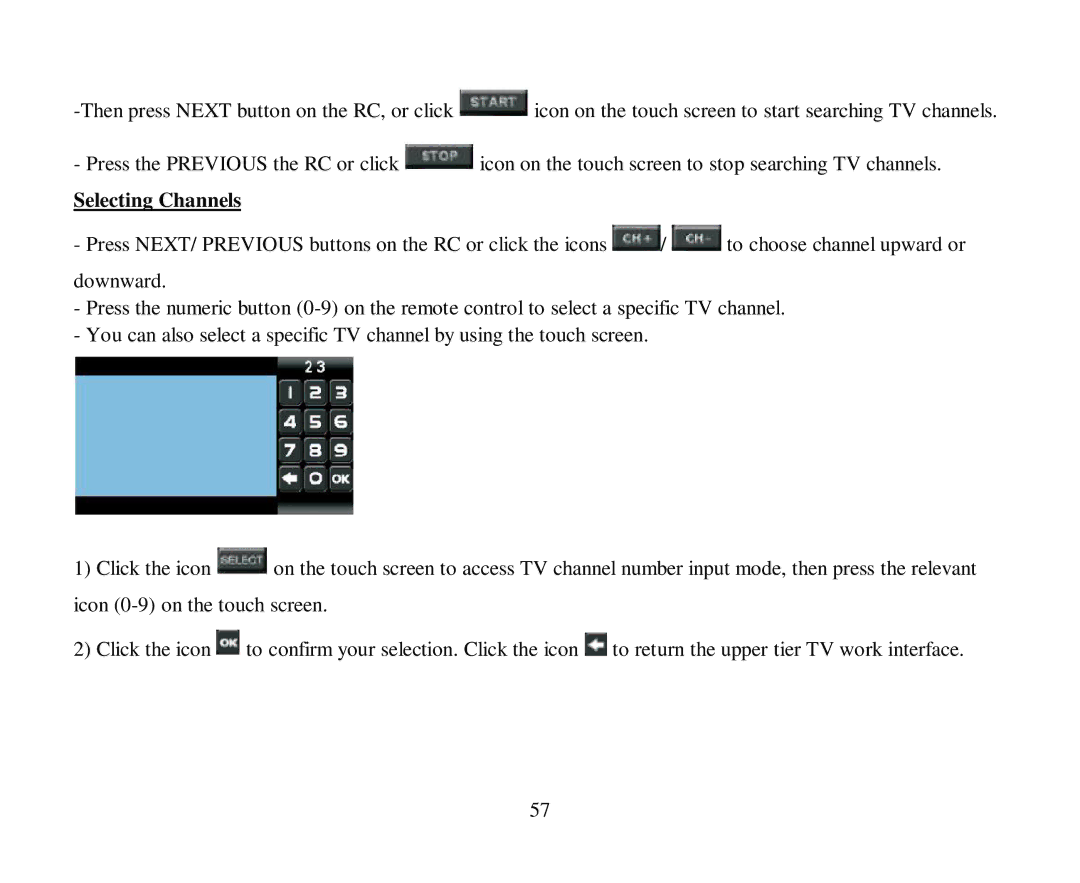 Hyundai H-CMD4015 instruction manual Selecting Channels 