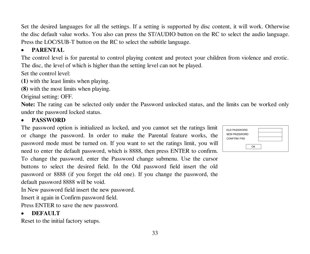 Hyundai H-CMDN6000 instruction manual Default 