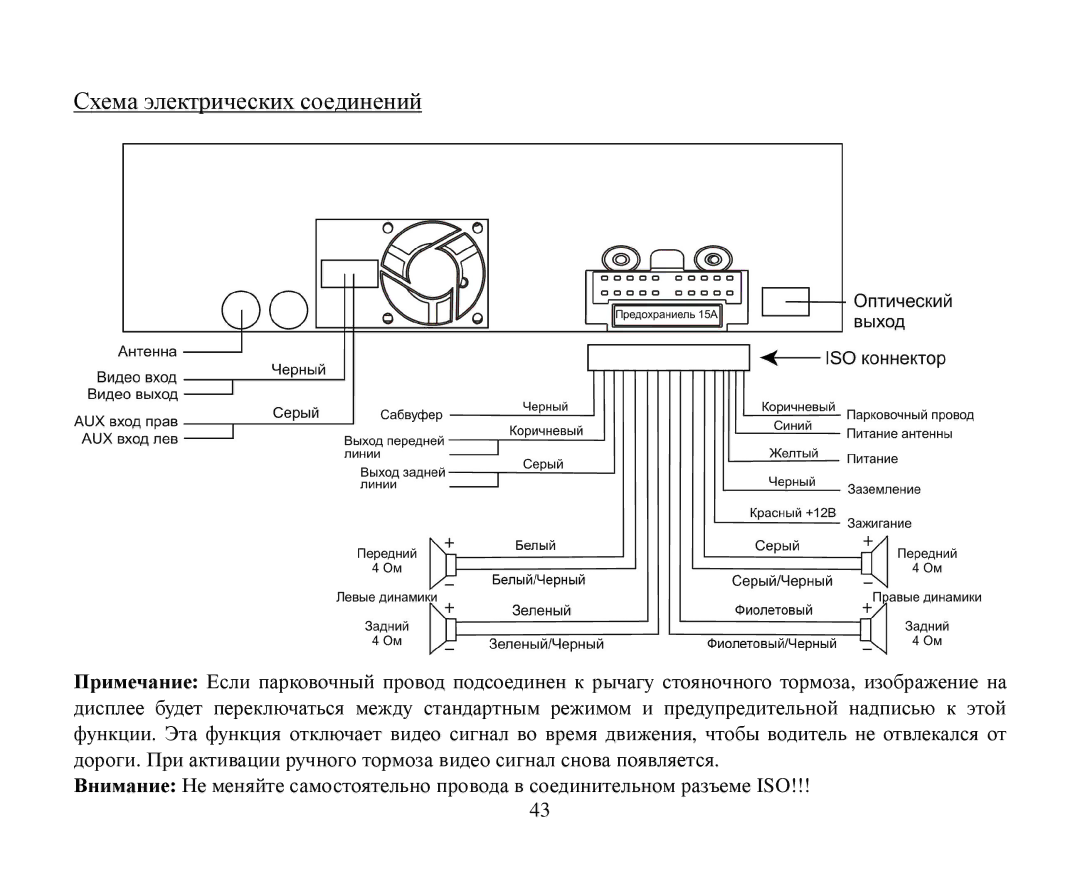 Hyundai H-CMMD4044 instruction manual Примечание Βнимание ISO 