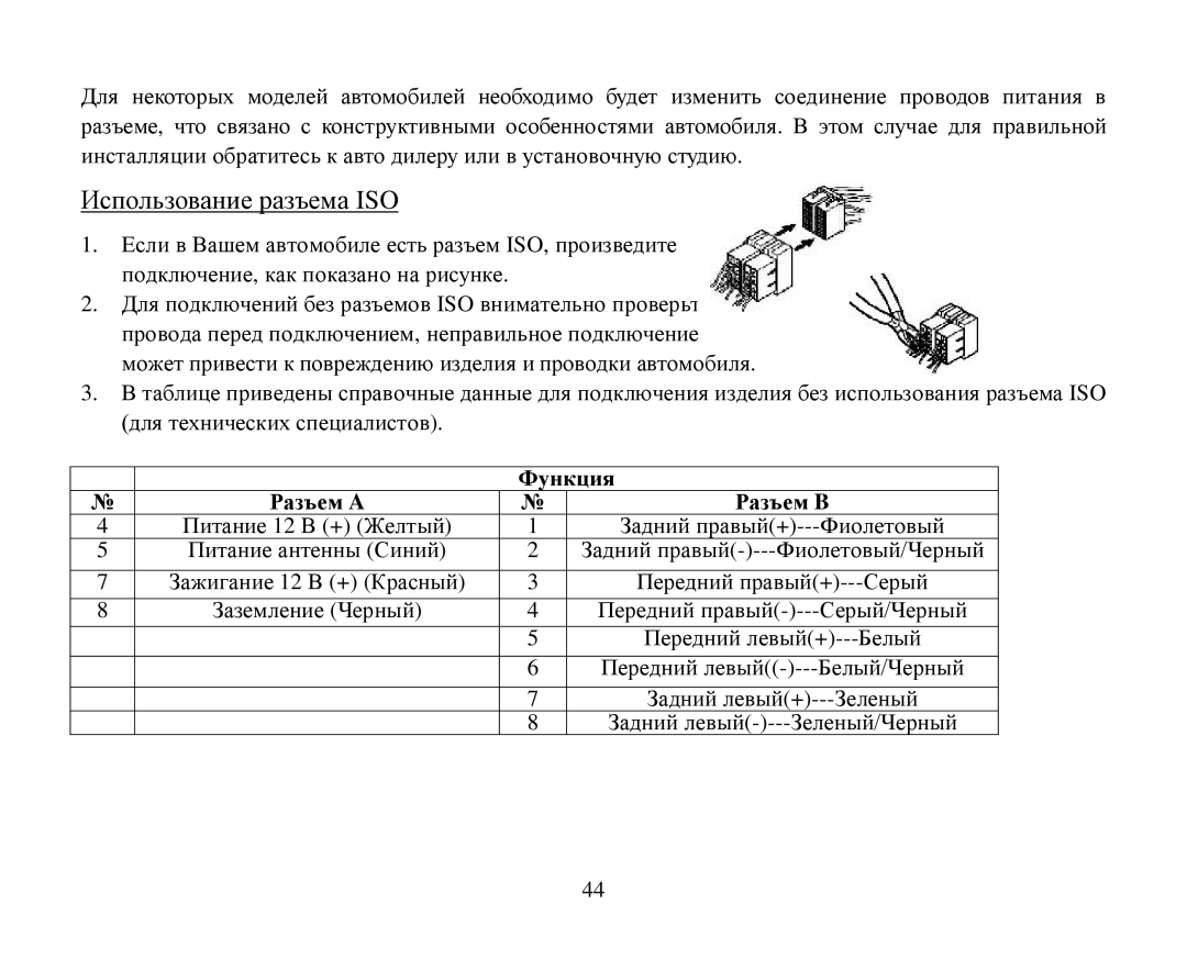 Hyundai H-CMMD4044 instruction manual Iso 