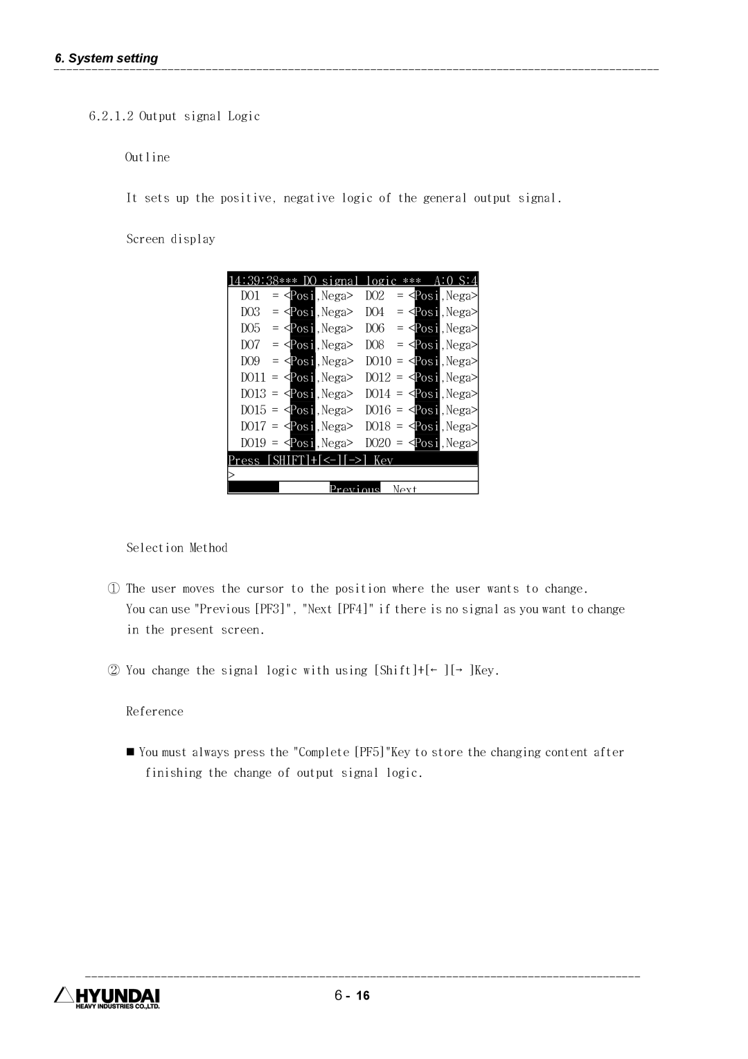 Hyundai HI4 operation manual 143938*** do signal logic, DO9 