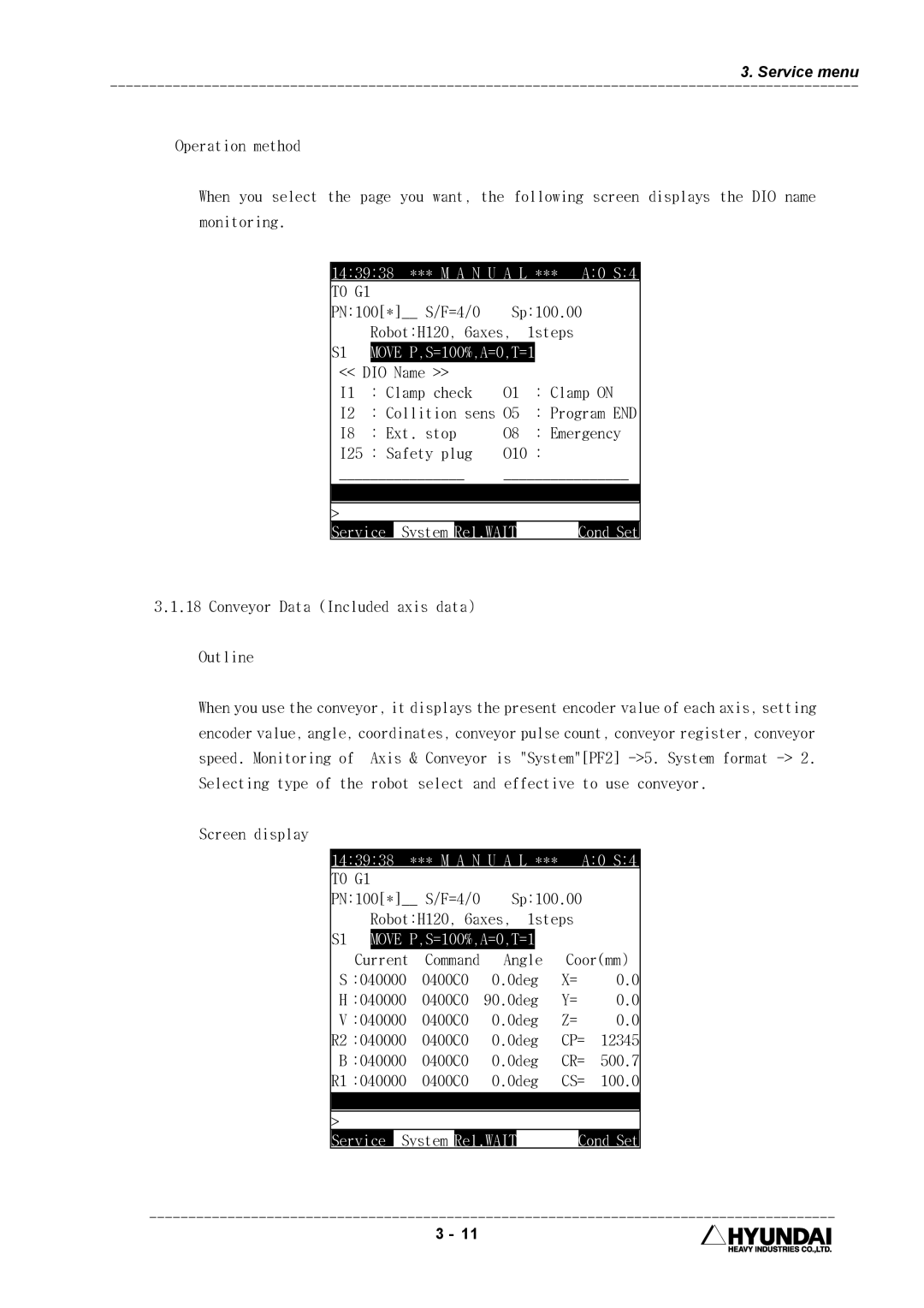 Hyundai HI4 operation manual Cp=, Cr=, Cs= 