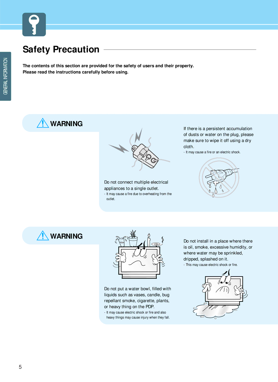 Hyundai HQP421HR, HQP421SR, HQP501HR manual Safety Precaution 