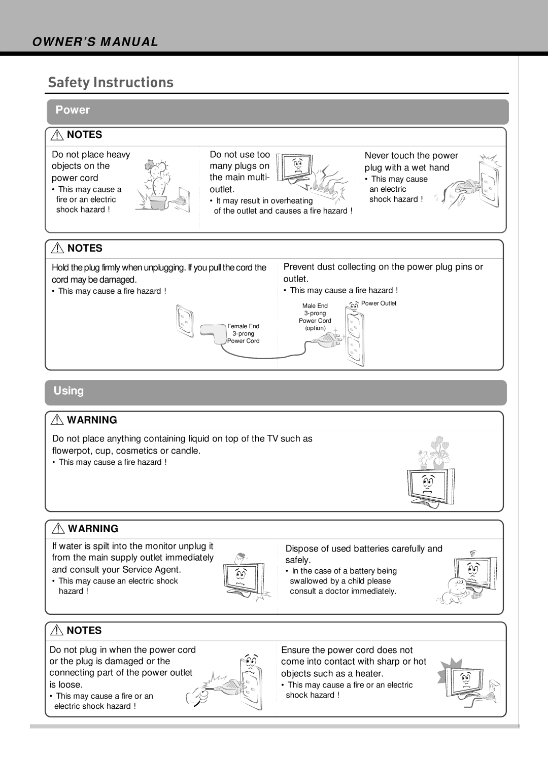 Hyundai IT HLT-2672 owner manual Using 