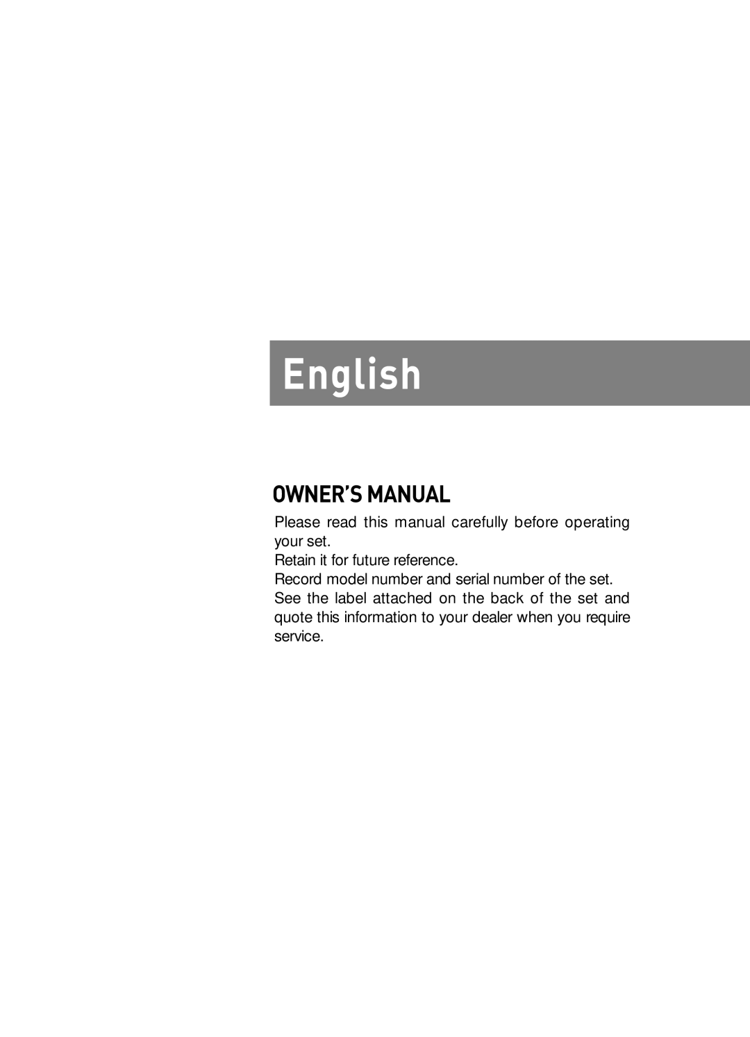 Hyundai IT HLT-3272 owner manual English 