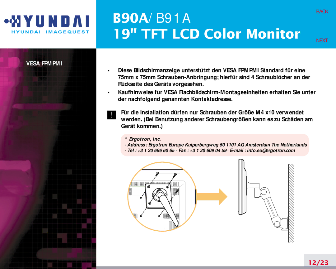 Hyundai L19A00000, B90A/B91A manual 12/23 