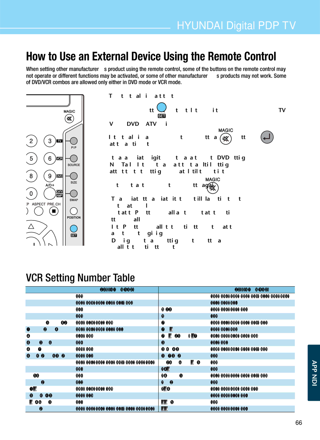 Hyundai Q421S, Q421H, Q501 Turn on the external device you want to set, Order, Button, At the same time for two seconds 