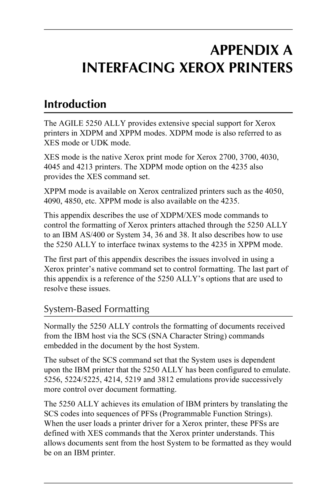 I-Data 5250 ALLY manual Introduction, System-Based Formatting 