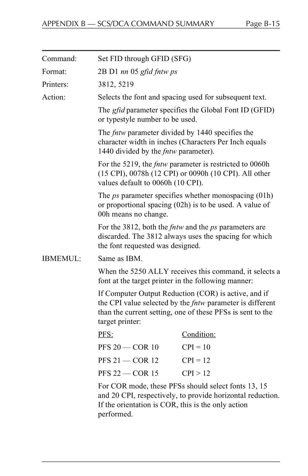 I-Data 5250 ALLY manual Pfs 