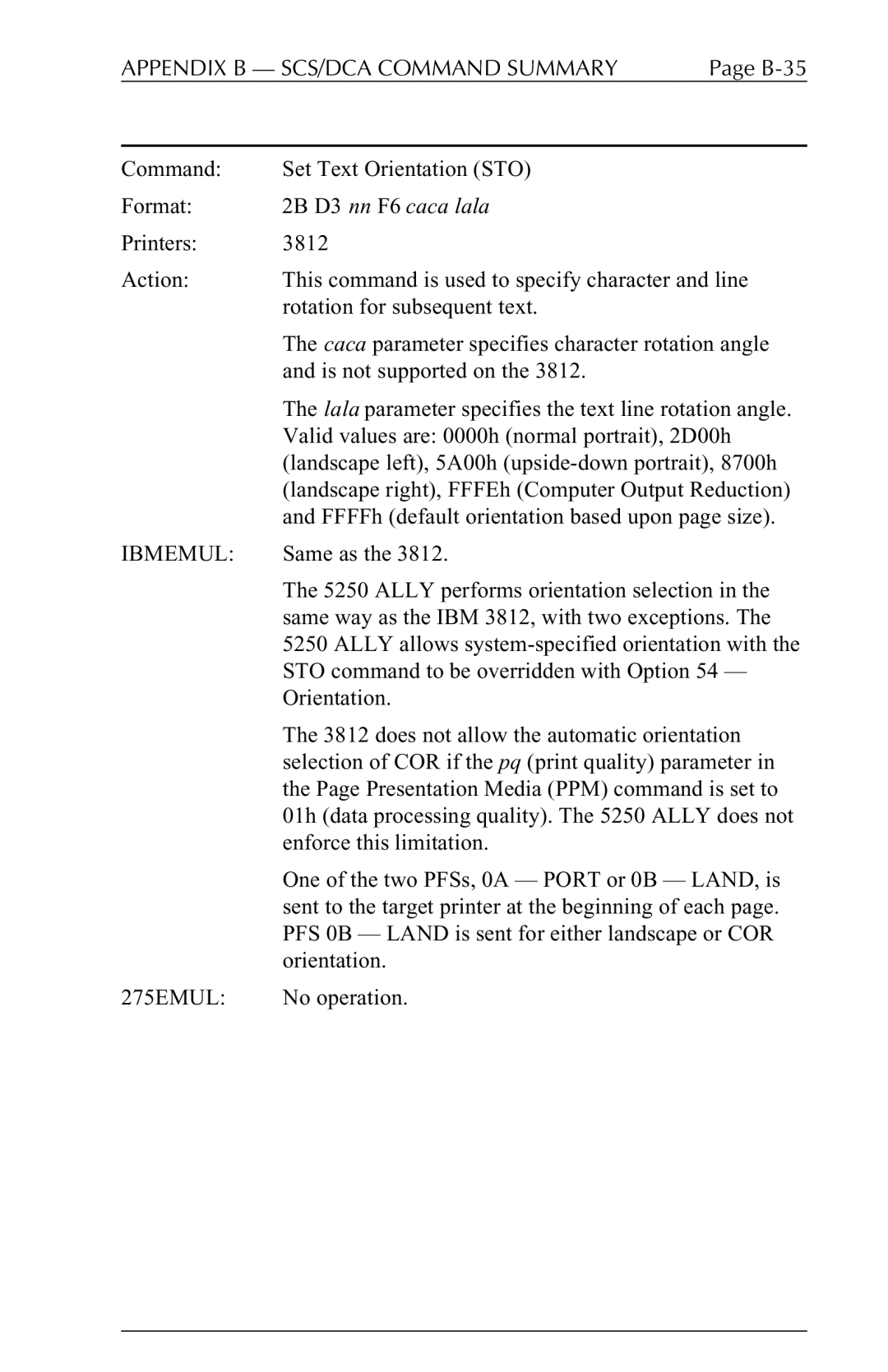 I-Data 5250 ALLY manual B-35 