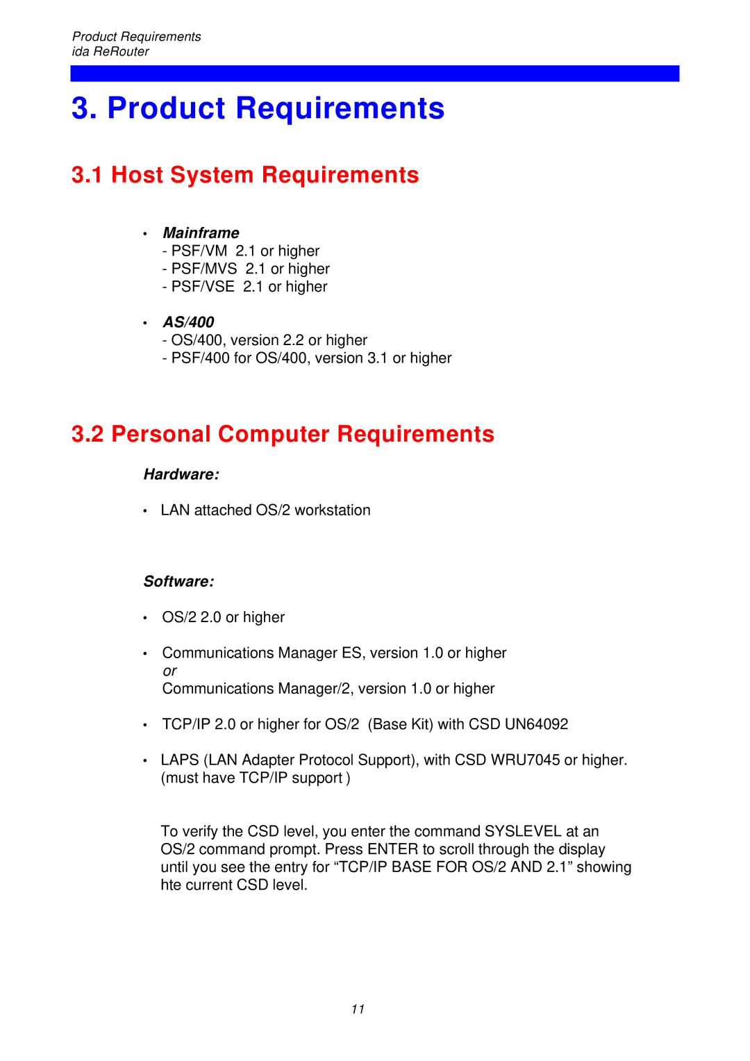 I-Data ReRouter instruction manual Product Requirements, Host System Requirements, Personal Computer Requirements 