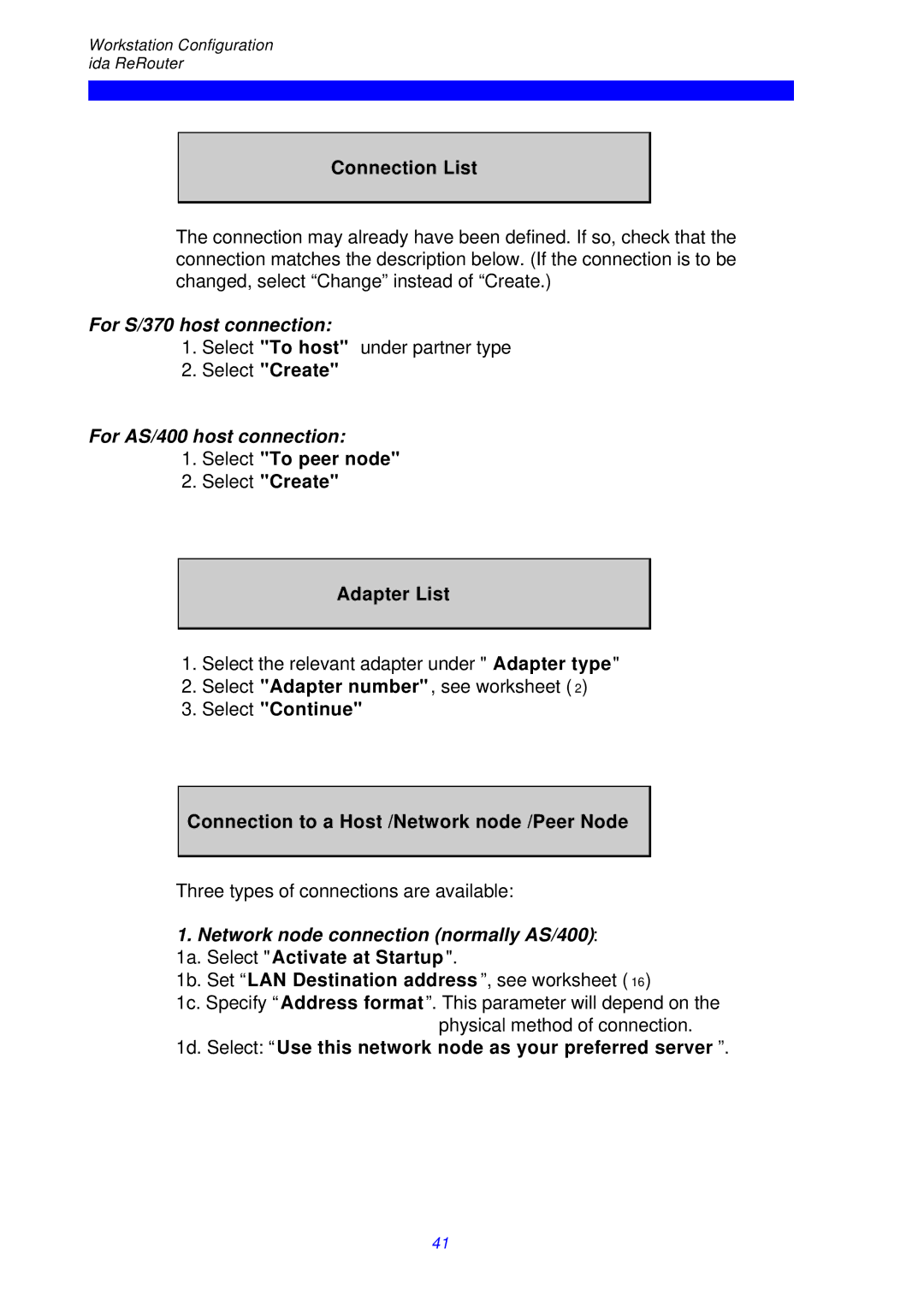 I-Data ReRouter instruction manual For S/370 host connection, For AS/400 host connection 