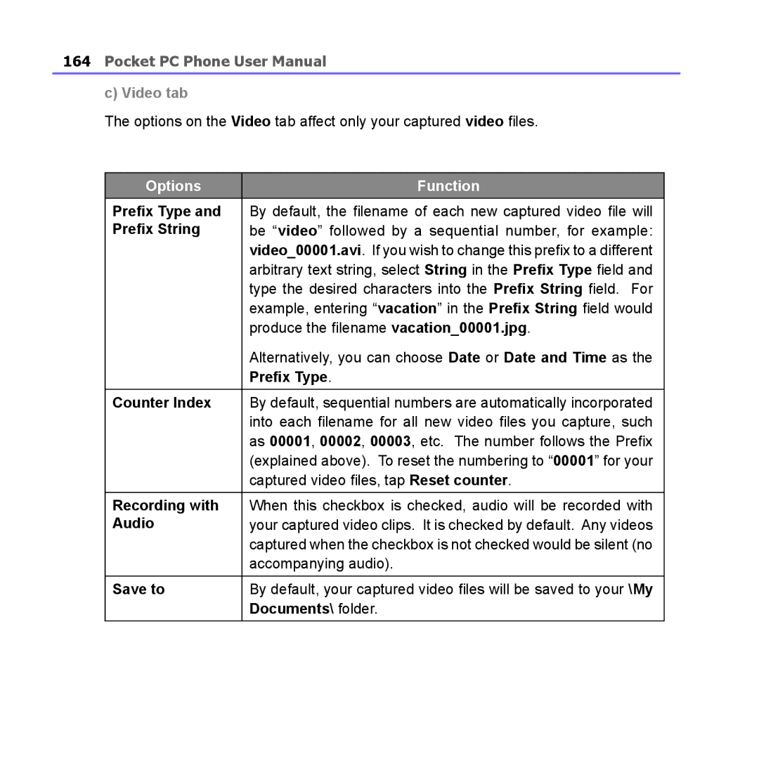 i-mate PM10A manual Recording with, Audio, Documents\ folder 