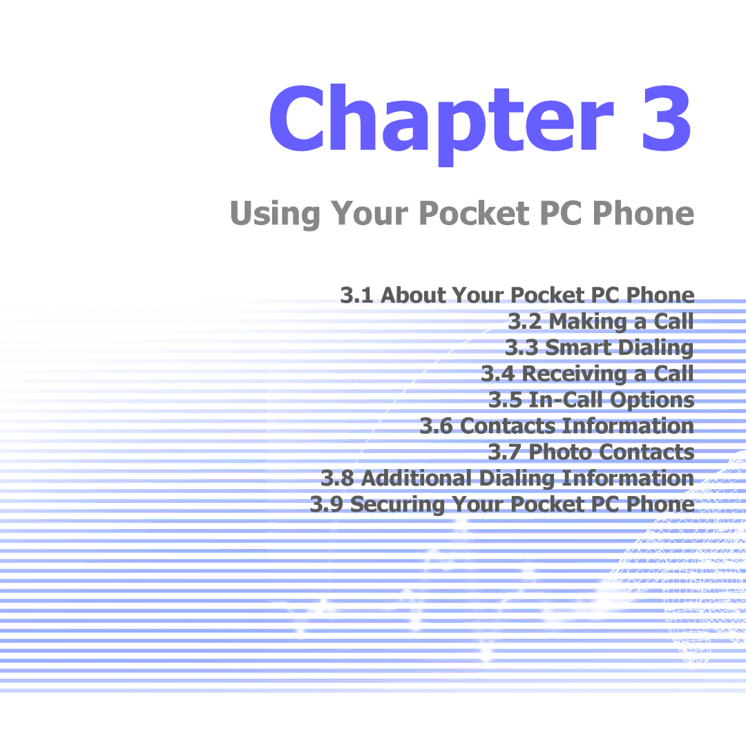 i-mate PM10A manual Using Your Pocket PC Phone 