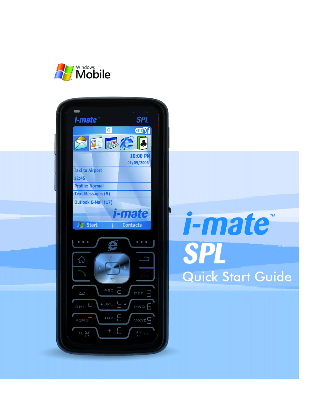 i-mate SPL manual Mate 