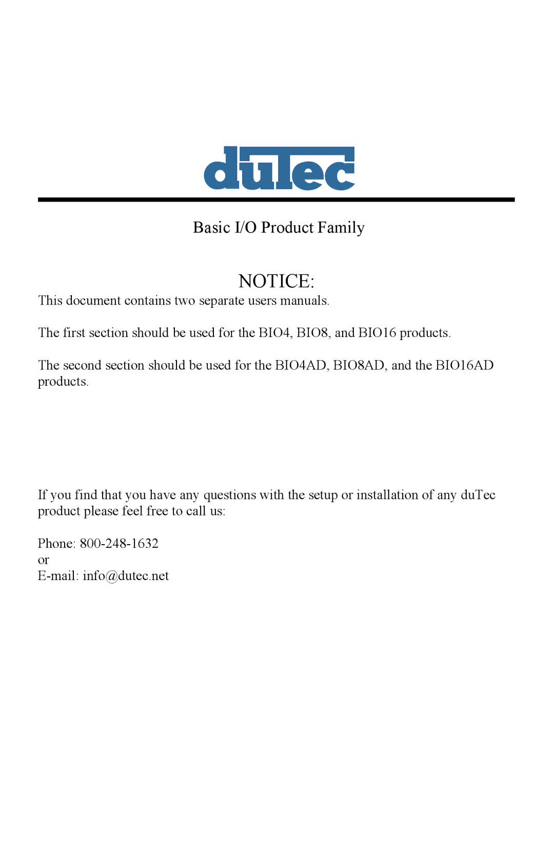 I-O Display Systems manual Basic I/O Product Family 