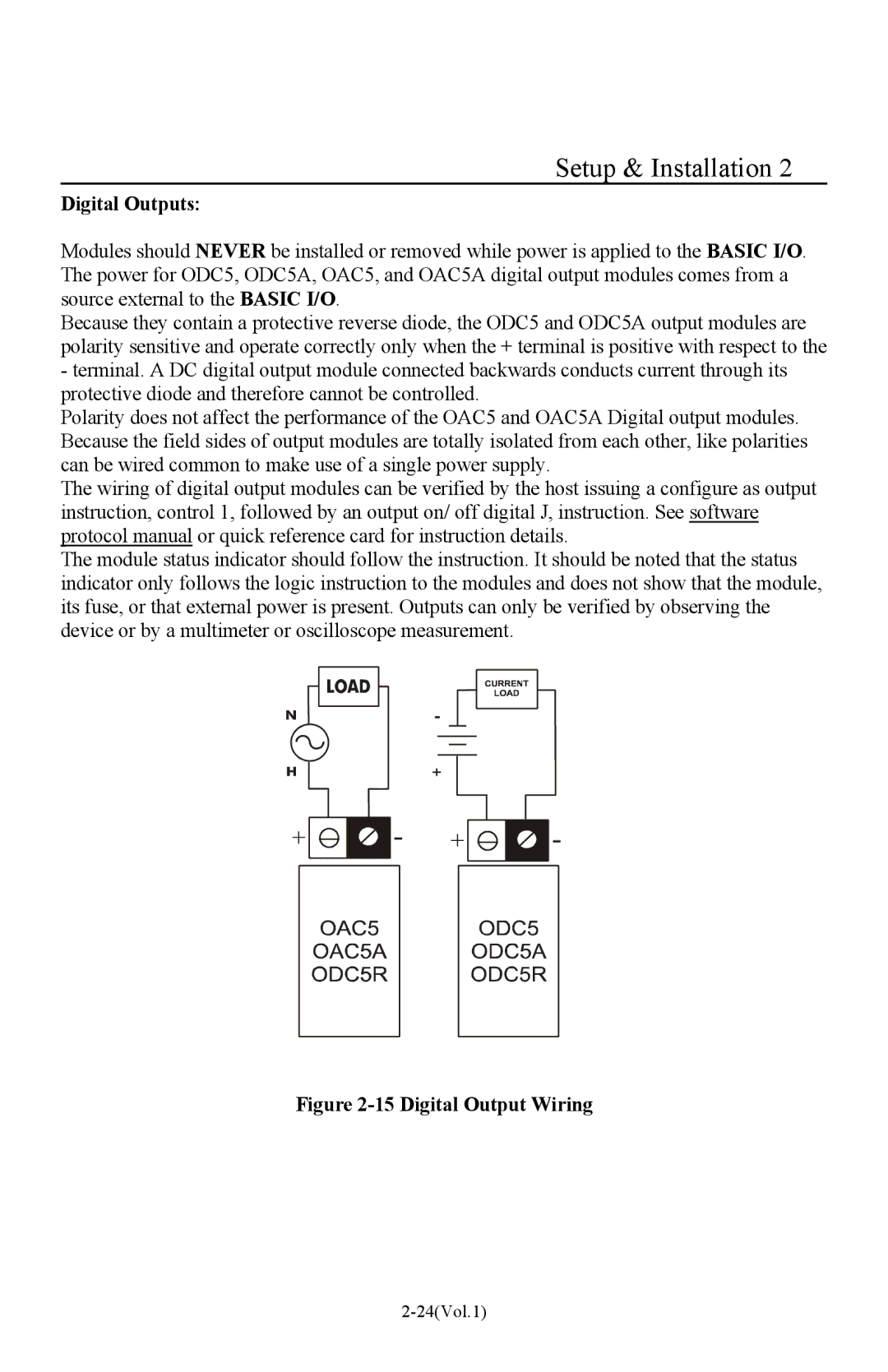 I-O Display Systems Basic I/O Product manual Digital Outputs, Digital Output Wiring 