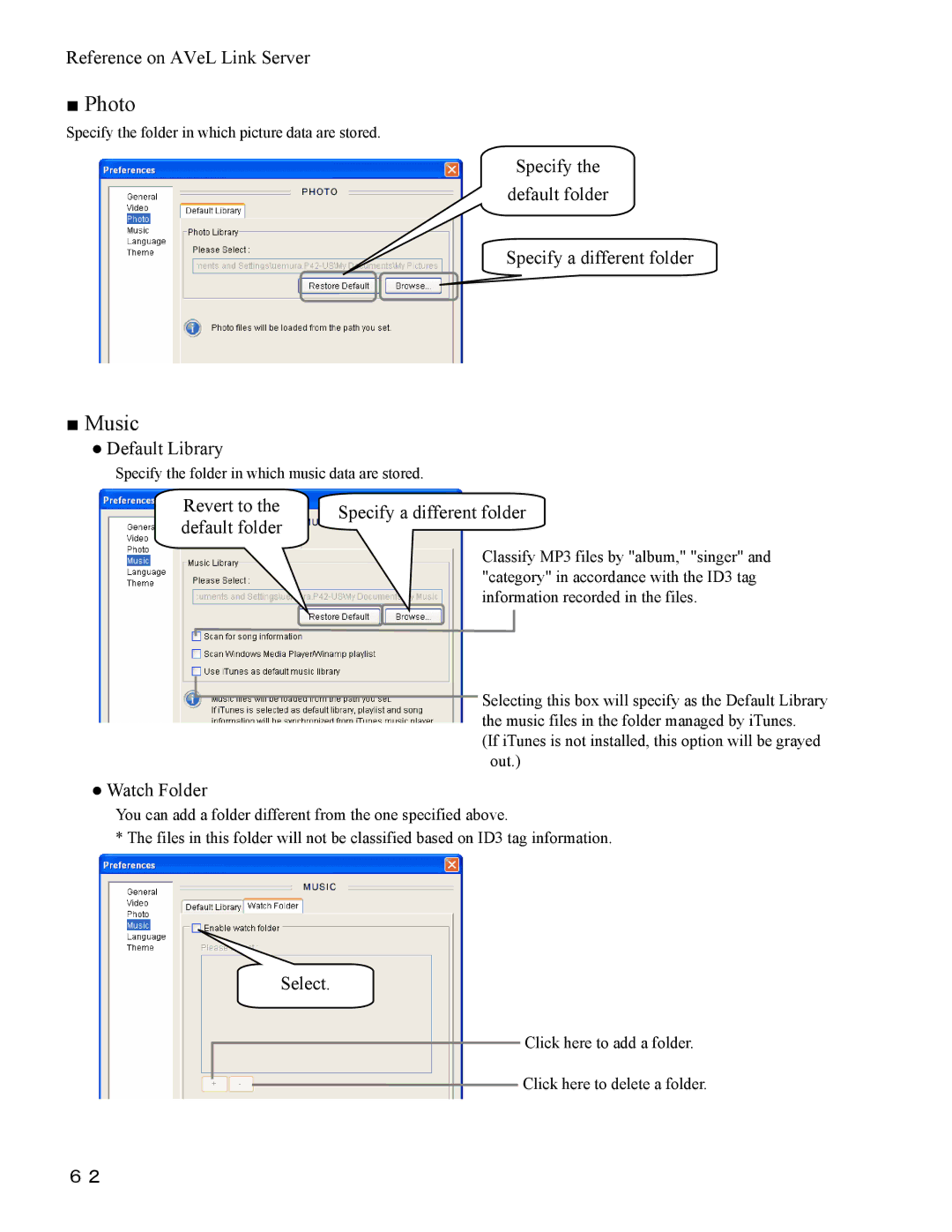 I-O Display Systems SRDVD-100U user manual Specify Default folder Specify a different folder 