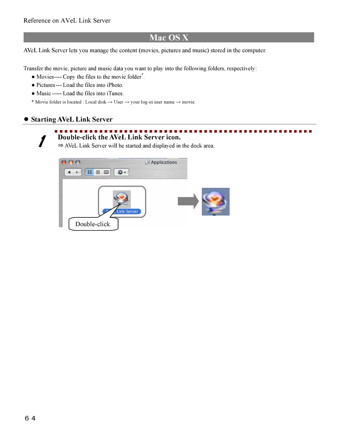 I-O Display Systems SRDVD-100U user manual Mac OS 