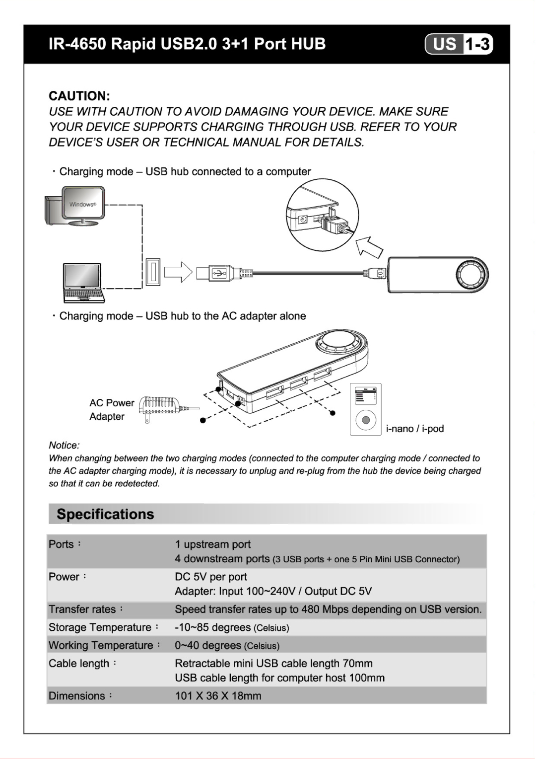 I-Rocks IR-4650 manual 