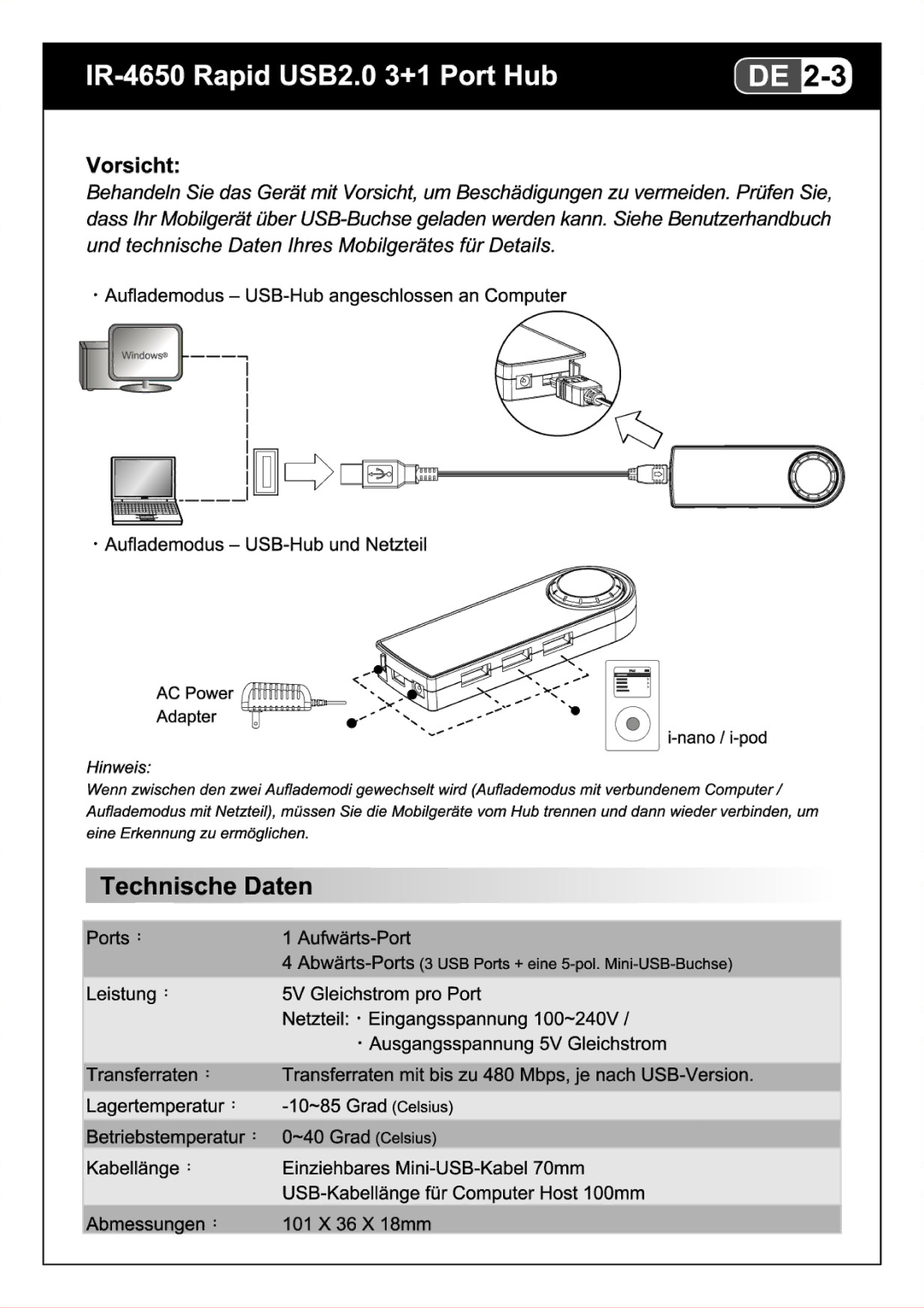 I-Rocks IR-4650 manual 