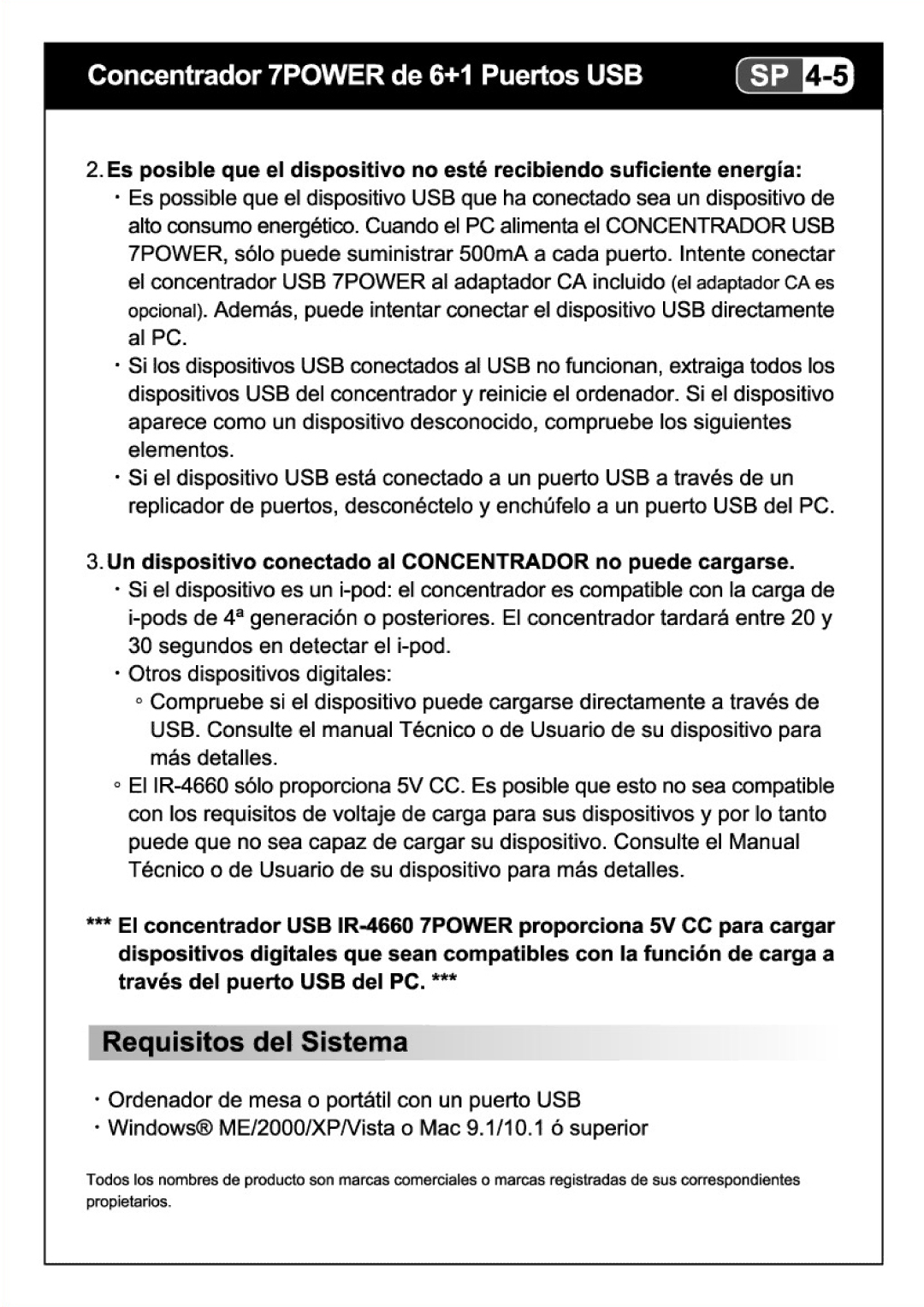 I-Rocks IR-4660 manual 