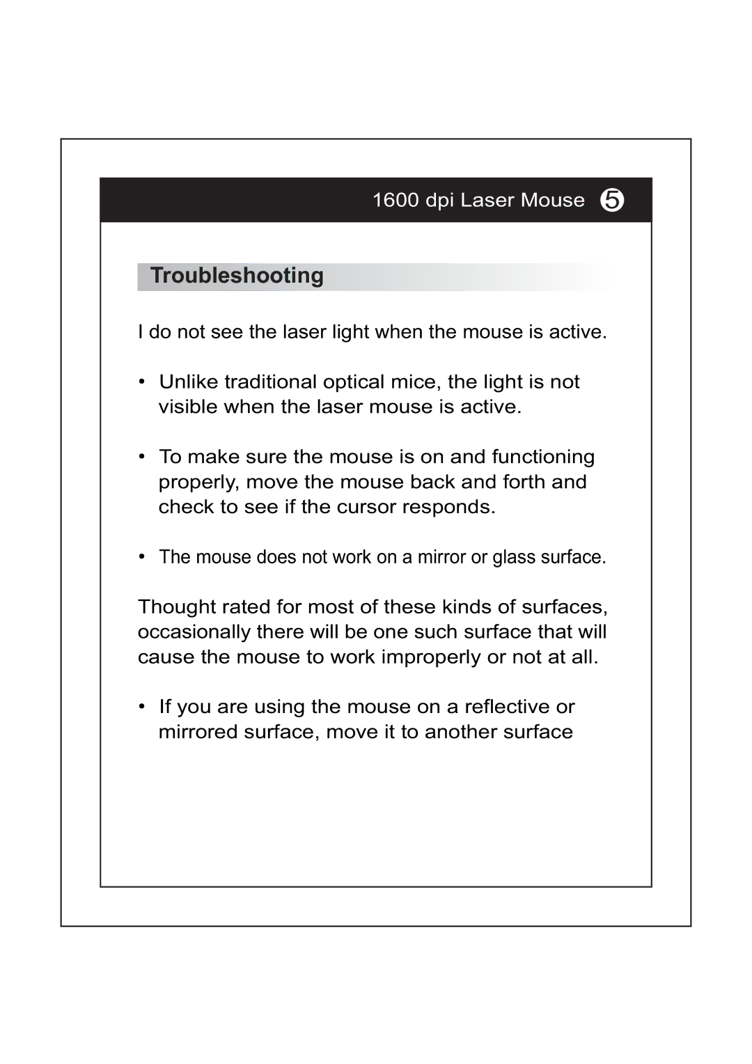 I-Rocks IR-7521L manual Troubleshooting 