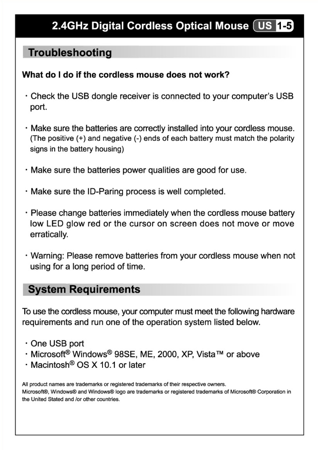 I-Rocks RF-7550A manual 