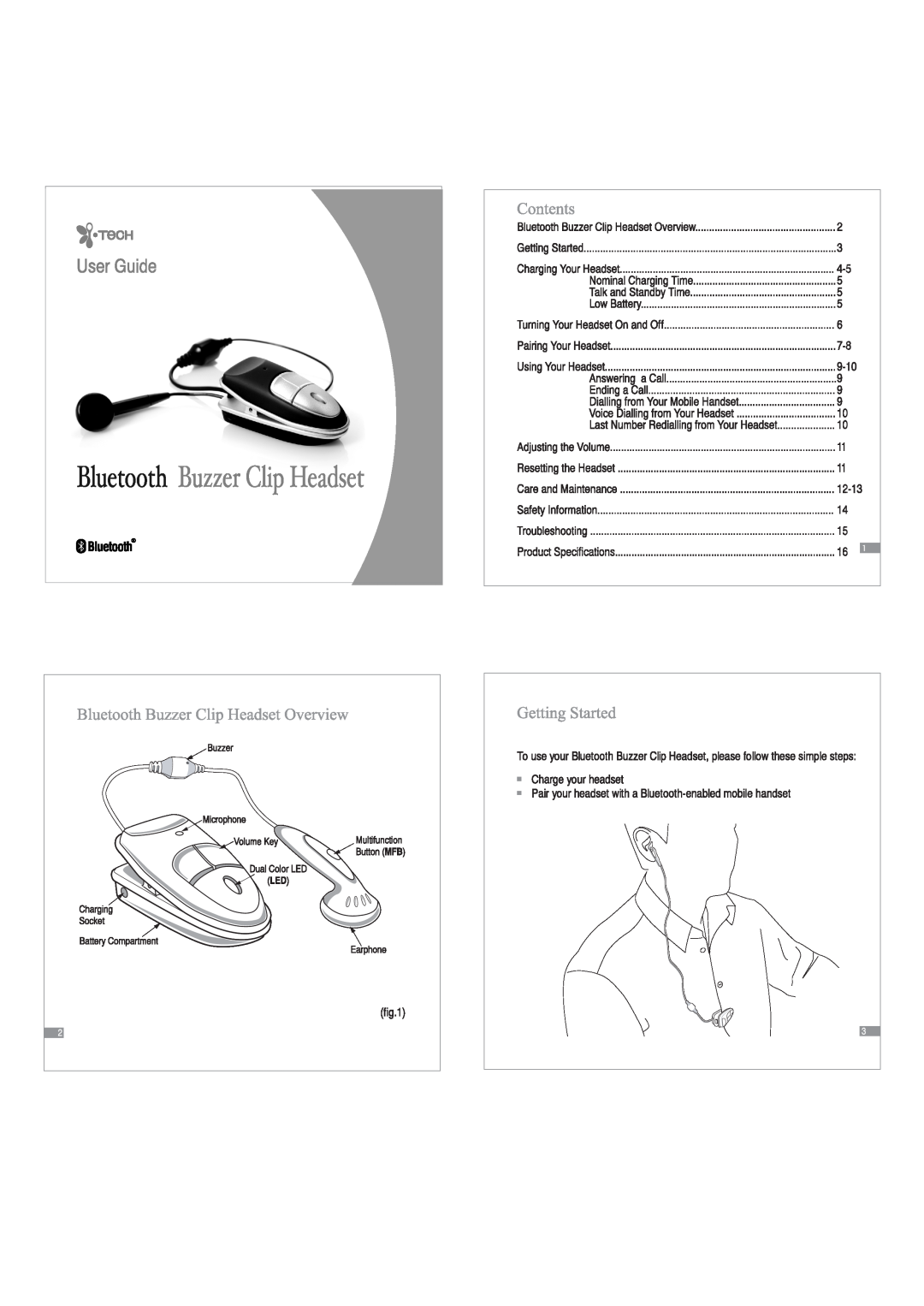 i. Tech Dynamic Buzzer Clip manual 