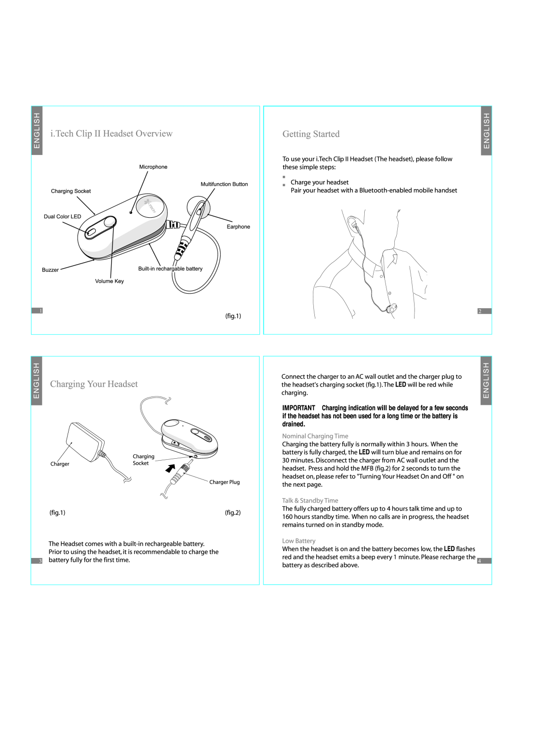 i. Tech Dynamic Clip II manual 