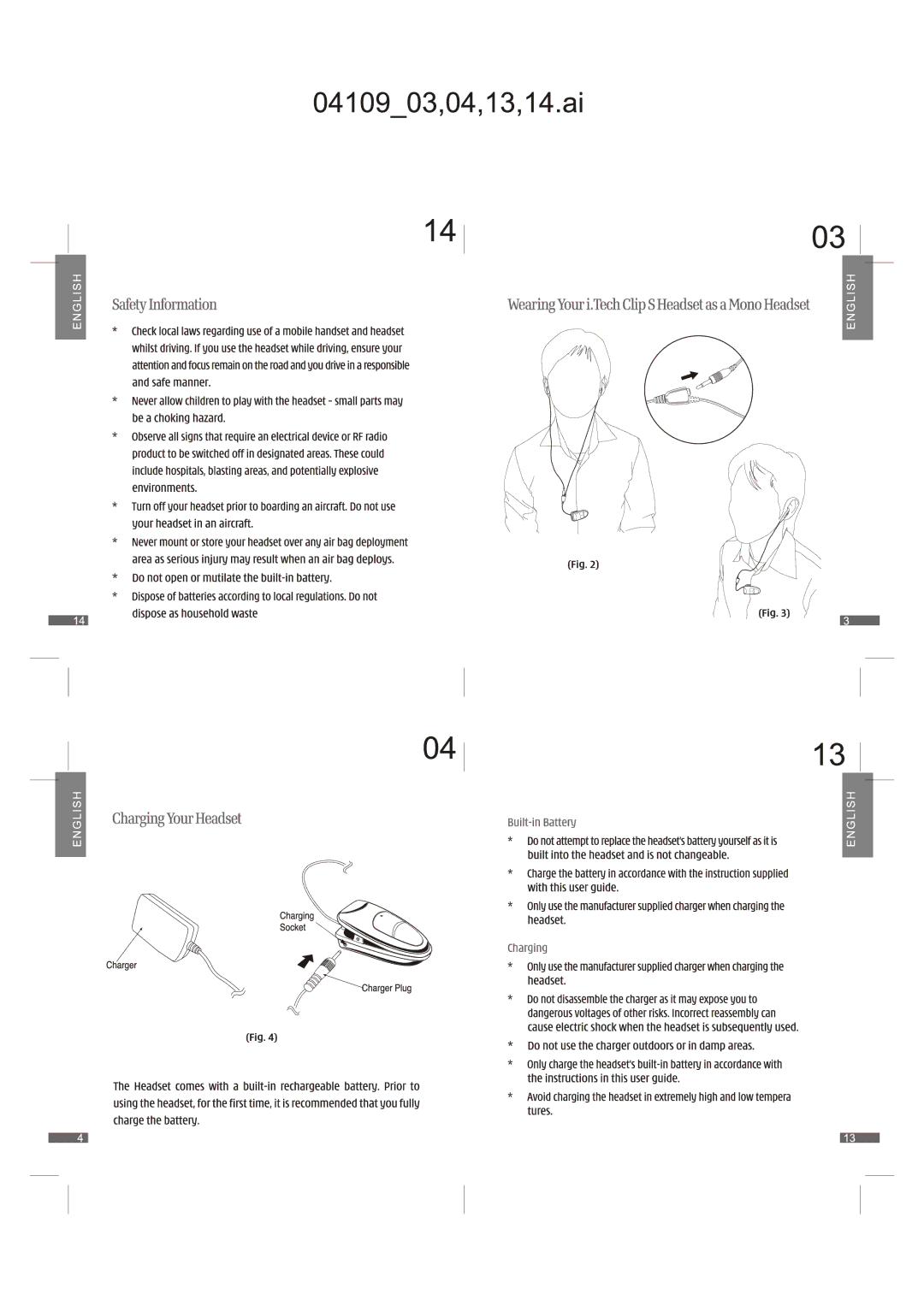 i. Tech Dynamic Clip S manual 