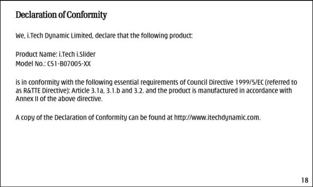 i. Tech Dynamic iSlider manual 