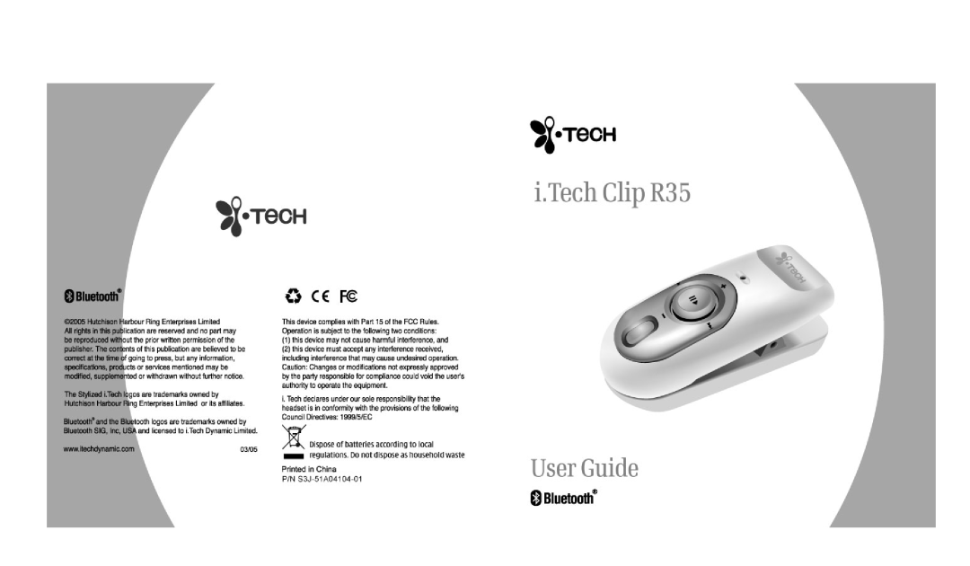 i. Tech Dynamic R35 manual 