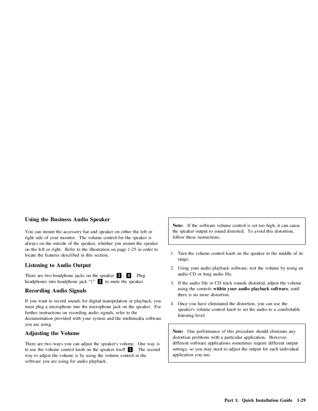 IBM 05L1596 manual Output 