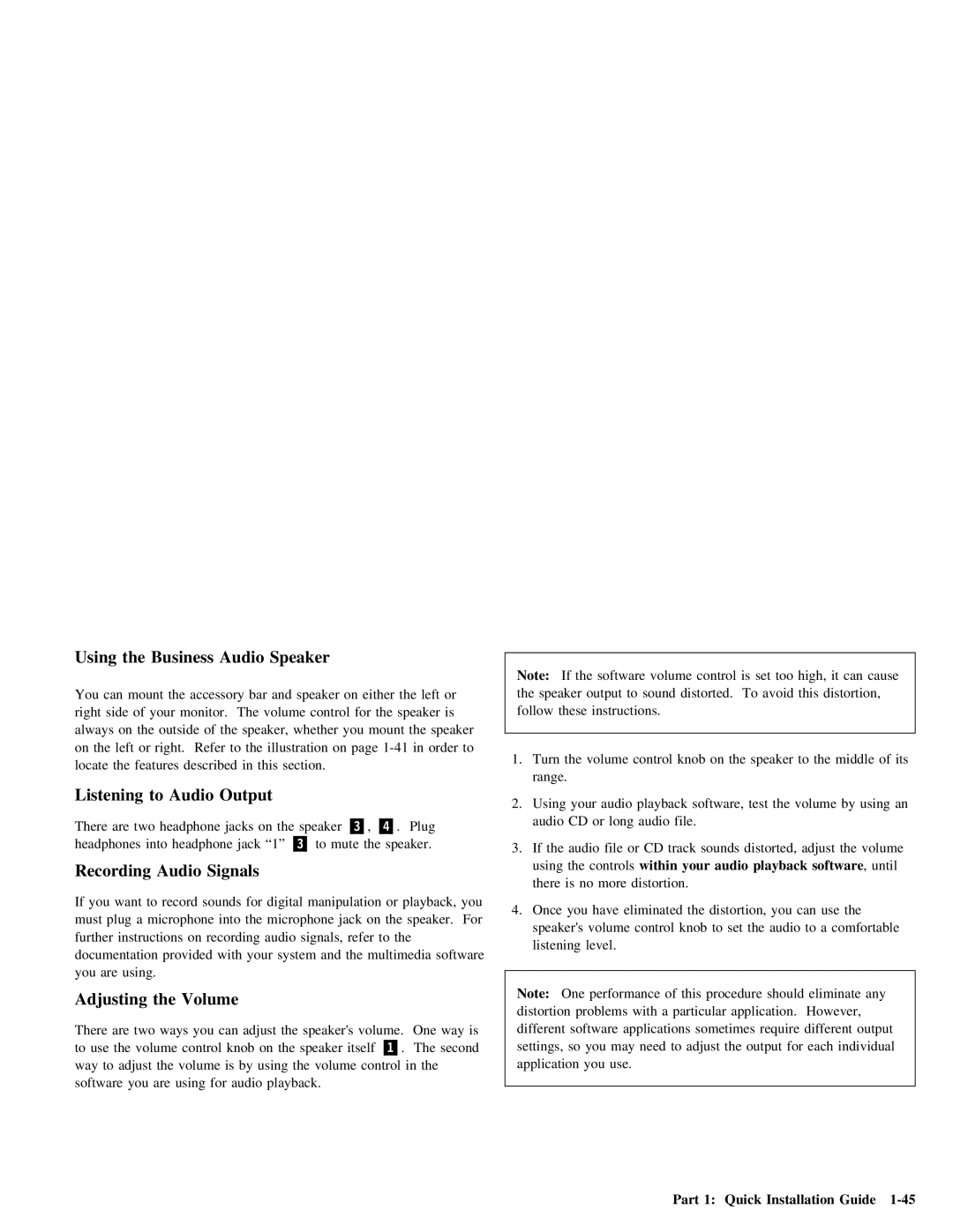 IBM 05L1596 manual Output 