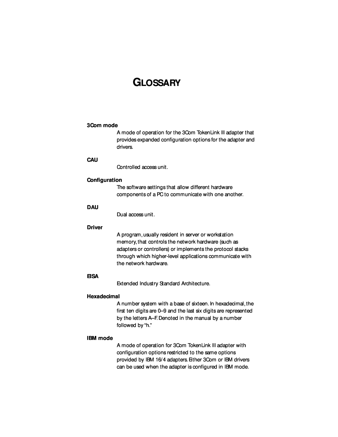 IBM 09-0572-000 manual Glossary 