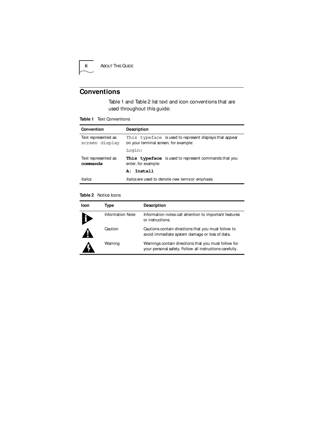 IBM 09-0572-000 manual Conventions, Install 