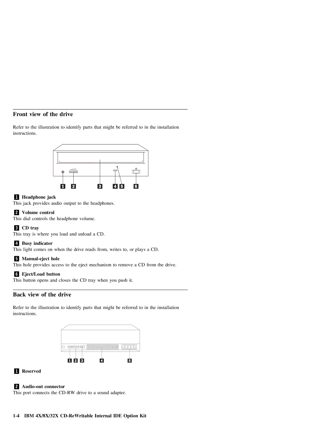 IBM 09N4076 manual View Drive 