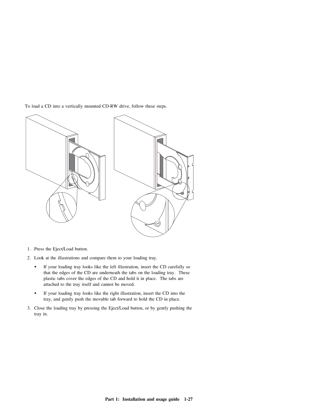 IBM 09N4076 manual Tray Looks, Tray These Plastic Tabs 