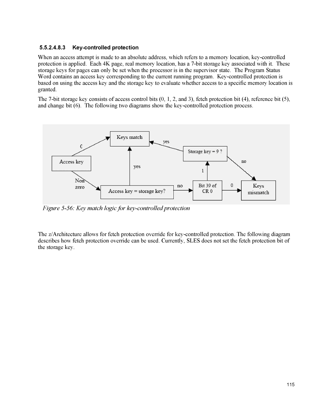 IBM 10 SP1 EAL4 manual Key match logic for key-controlled protection 