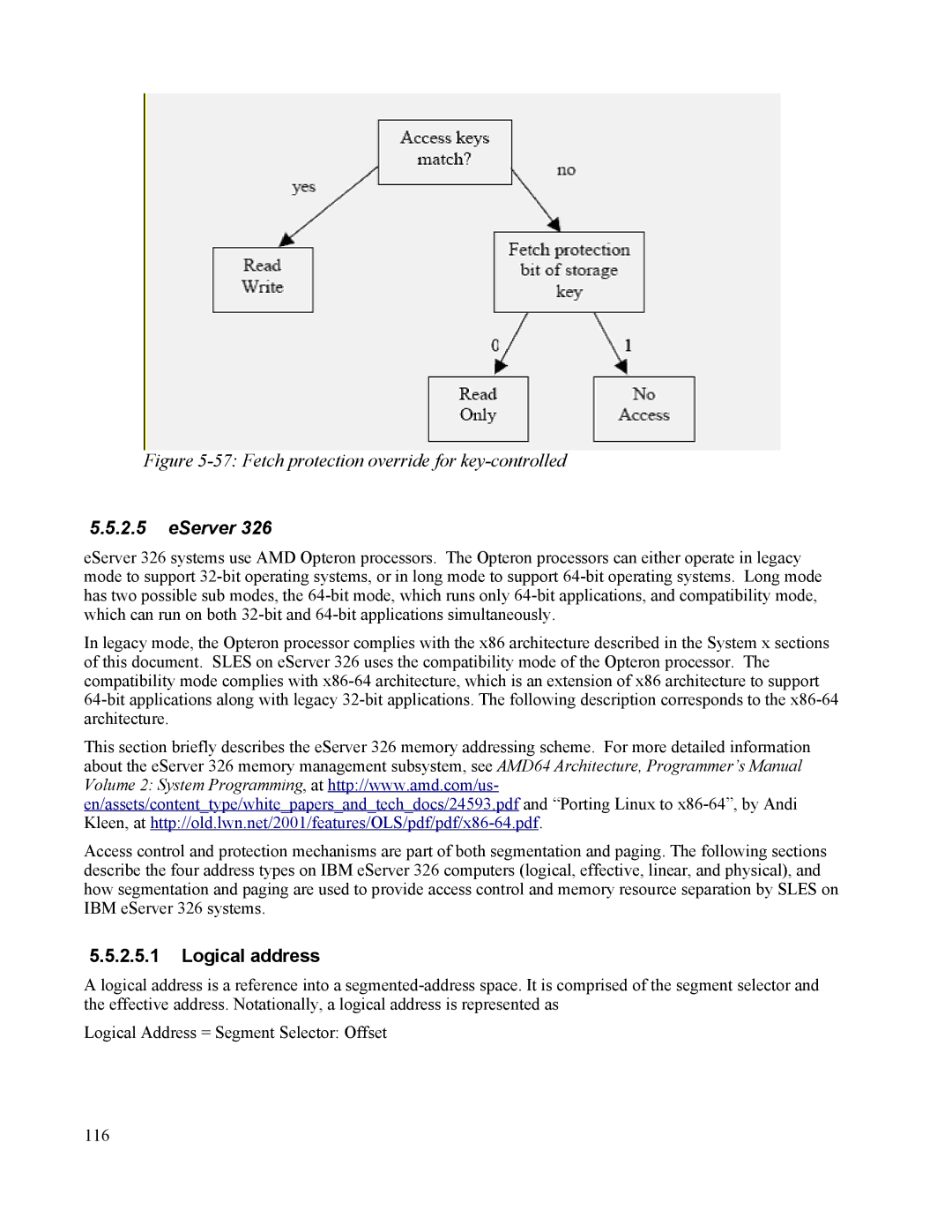 IBM 10 SP1 EAL4 manual EServer, Logical address 