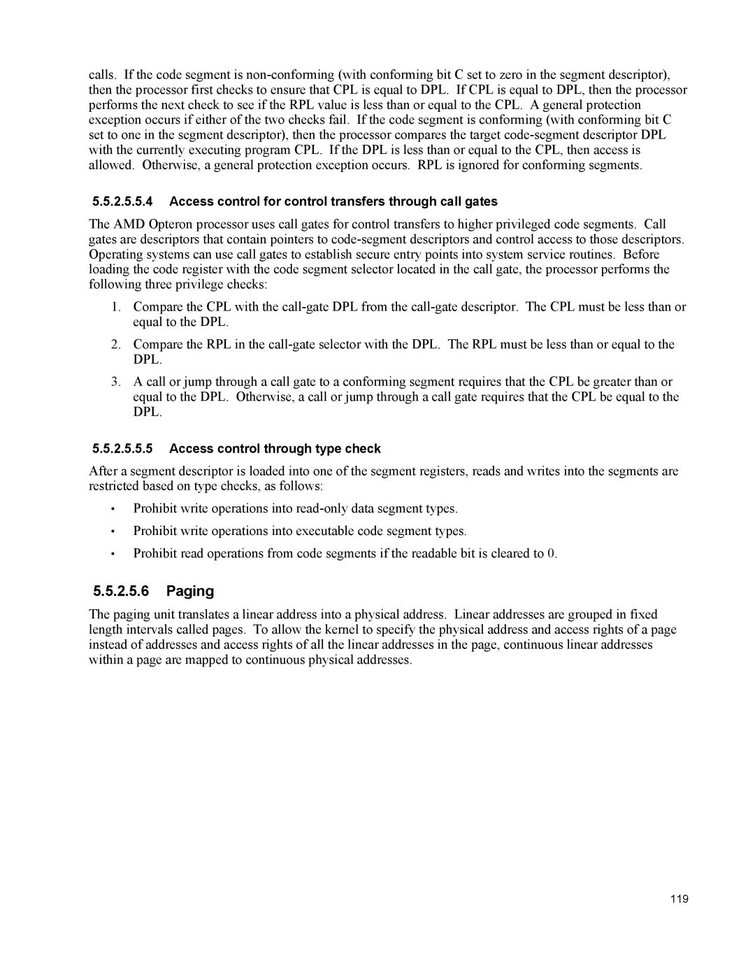 IBM 10 SP1 EAL4 manual Access control through type check 