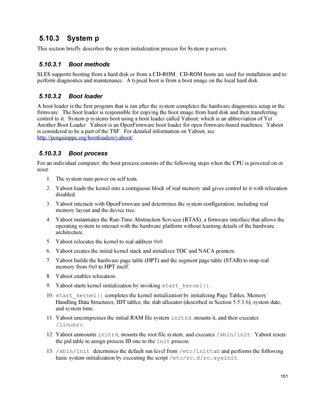 IBM 10 SP1 EAL4 manual System p, Boot methods 