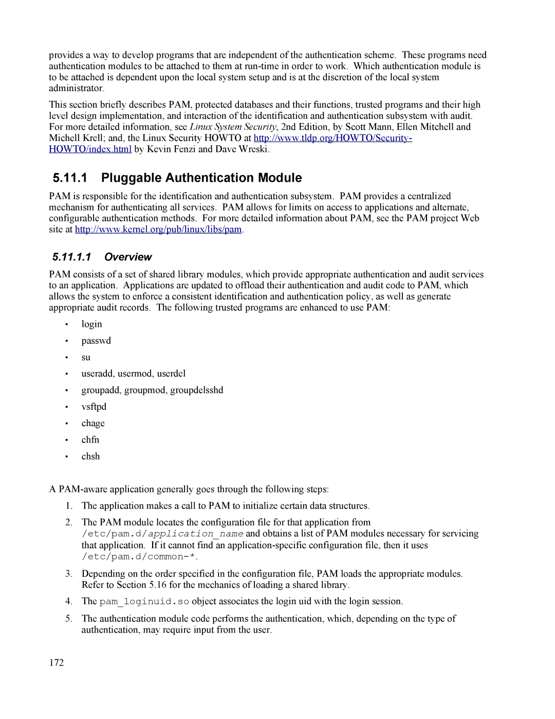 IBM 10 SP1 EAL4 manual Pluggable Authentication Module, Overview 