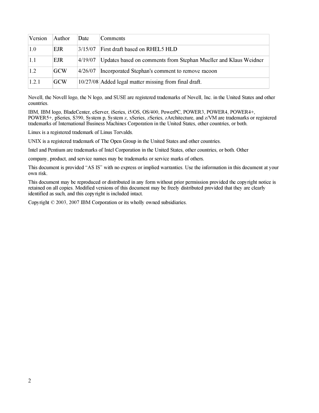 IBM 10 SP1 EAL4 manual Ejr 