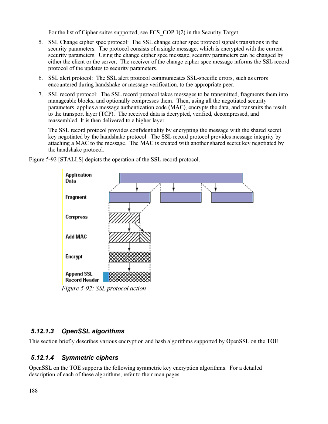 IBM 10 SP1 EAL4 manual OpenSSL algorithms, Symmetric ciphers 