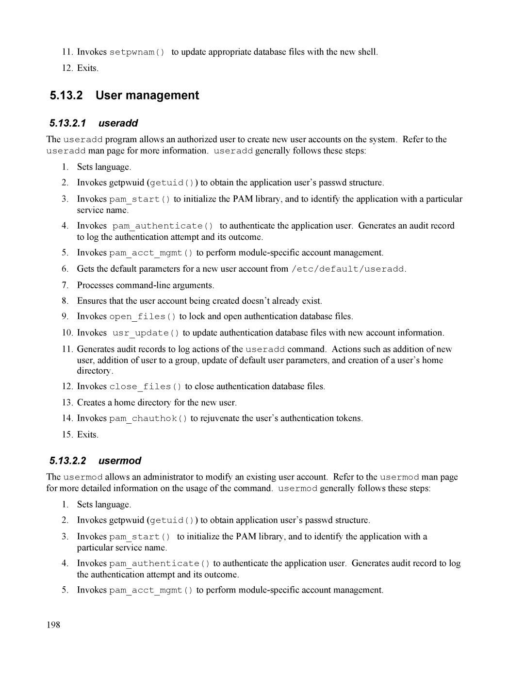 IBM 10 SP1 EAL4 manual User management, Useradd, Usermod 