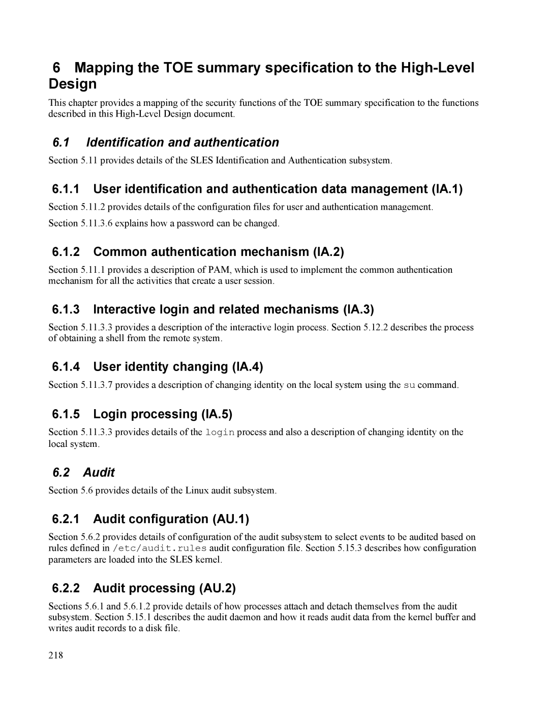 IBM 10 SP1 EAL4 manual Audit 